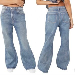 We The Free High Waisted Flare Jeans Size 28
